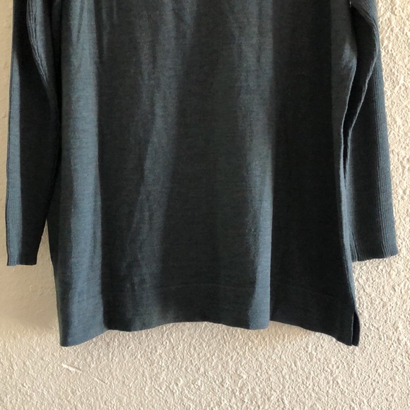 FORTE CASHMERE COWL NECK, DROP SHOULDER, MERINO WOOL AND SILK SWEATER/EUC - Picture 15 of 16